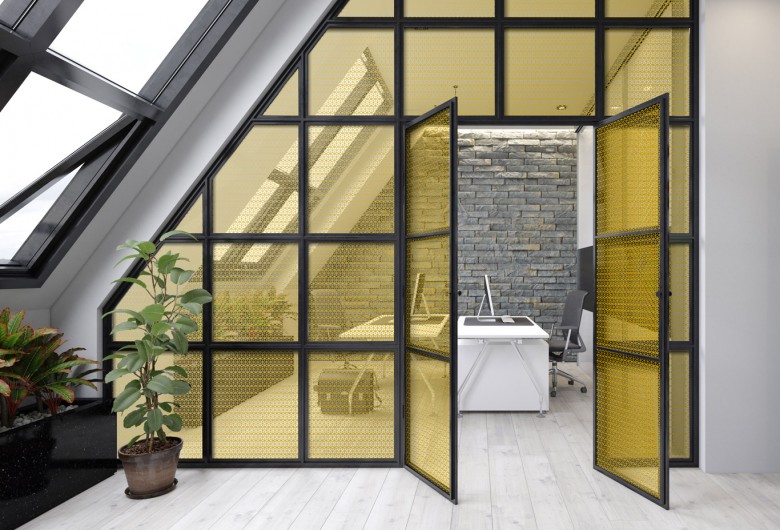 INT 380 Gold geometric...