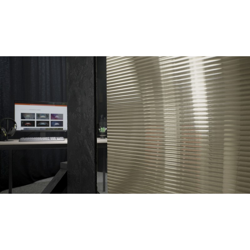 STR 07 Film strié marron