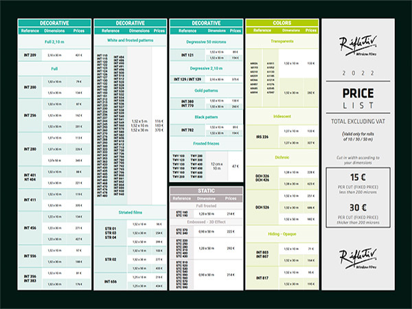 Prix 2023 HT