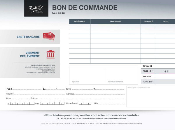 Bon de commande